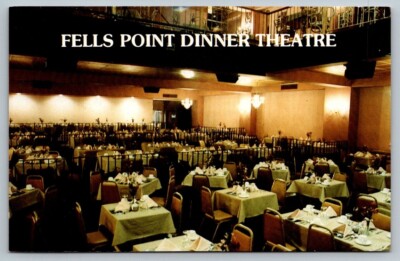 Fells Point Dinner Theatre  Baltimore Maryland  Postcard