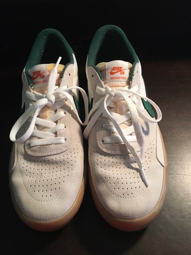 11.5 Nike SB Heritage Vulc Sail Gorge Green Skateboard CD5010-104 Men Dunk | eBay
