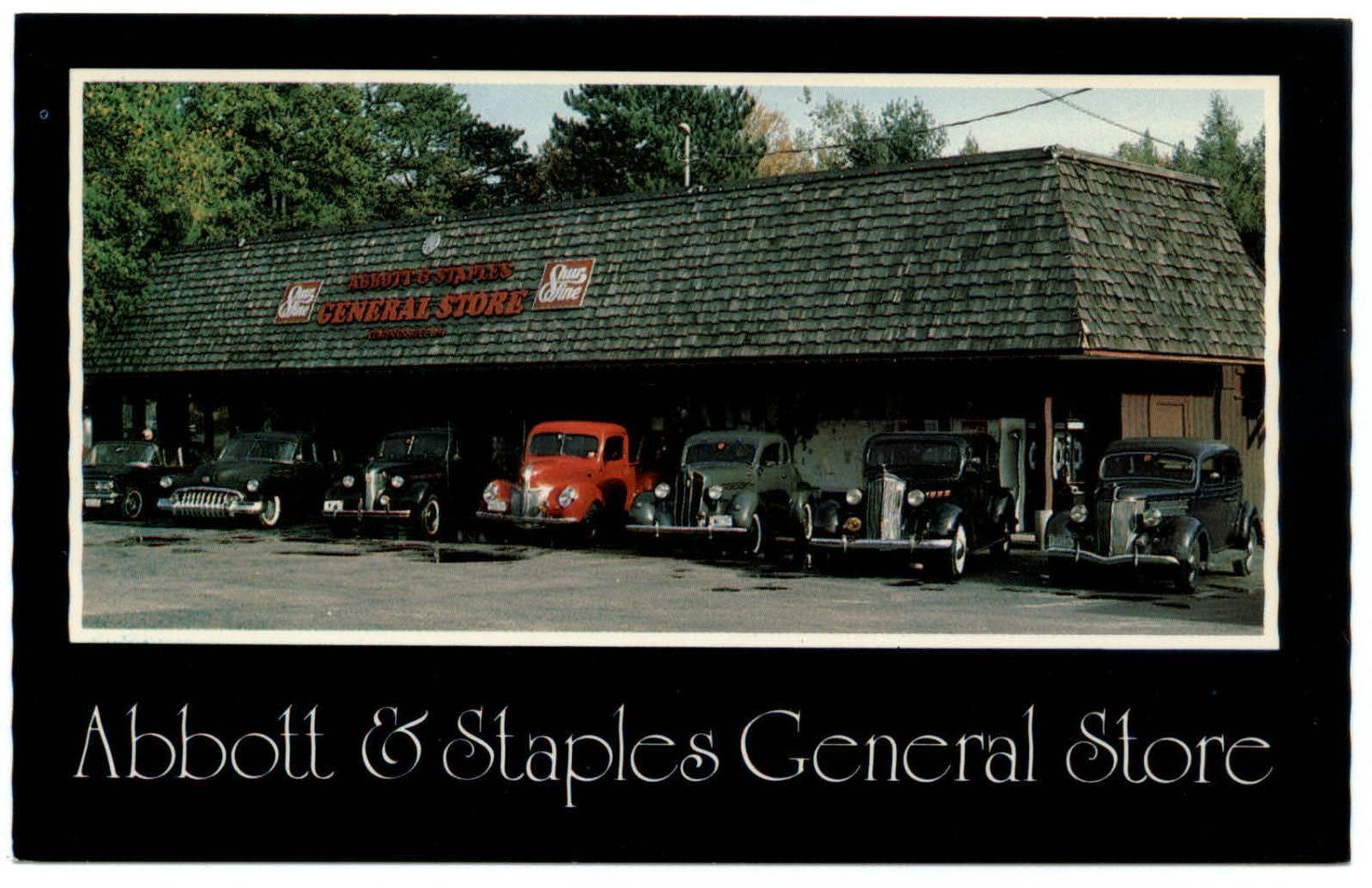 Center Ossipee New Hampshire General Store 1930s cars roadster