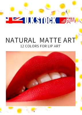 12 Farben zur Auswahl Reichhaltiger matter Stick dauerhafter Lippenfleck wischfest Lipgloss feucht