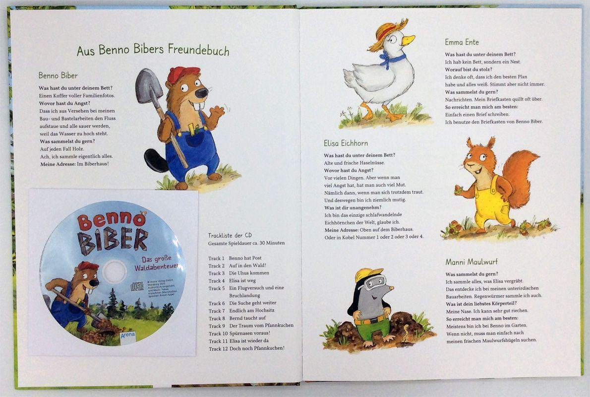 Thumbnail - Benno Biber. Das Große Waldabenteuer Ein Sachbilderbuch Mit Cd Inga