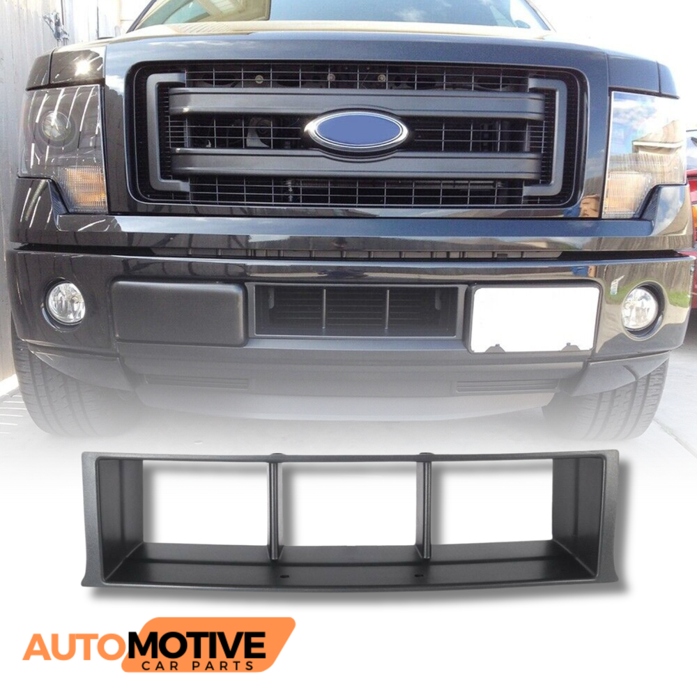 For 2009-2014 Ford F-150 Front Bumper Lower Grille Insert Panel Trim Cover ABS