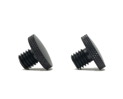 Motorrad Spiegel Blindstopfen Block Offs Billet Aluminium M8 Gewinde PAAR
