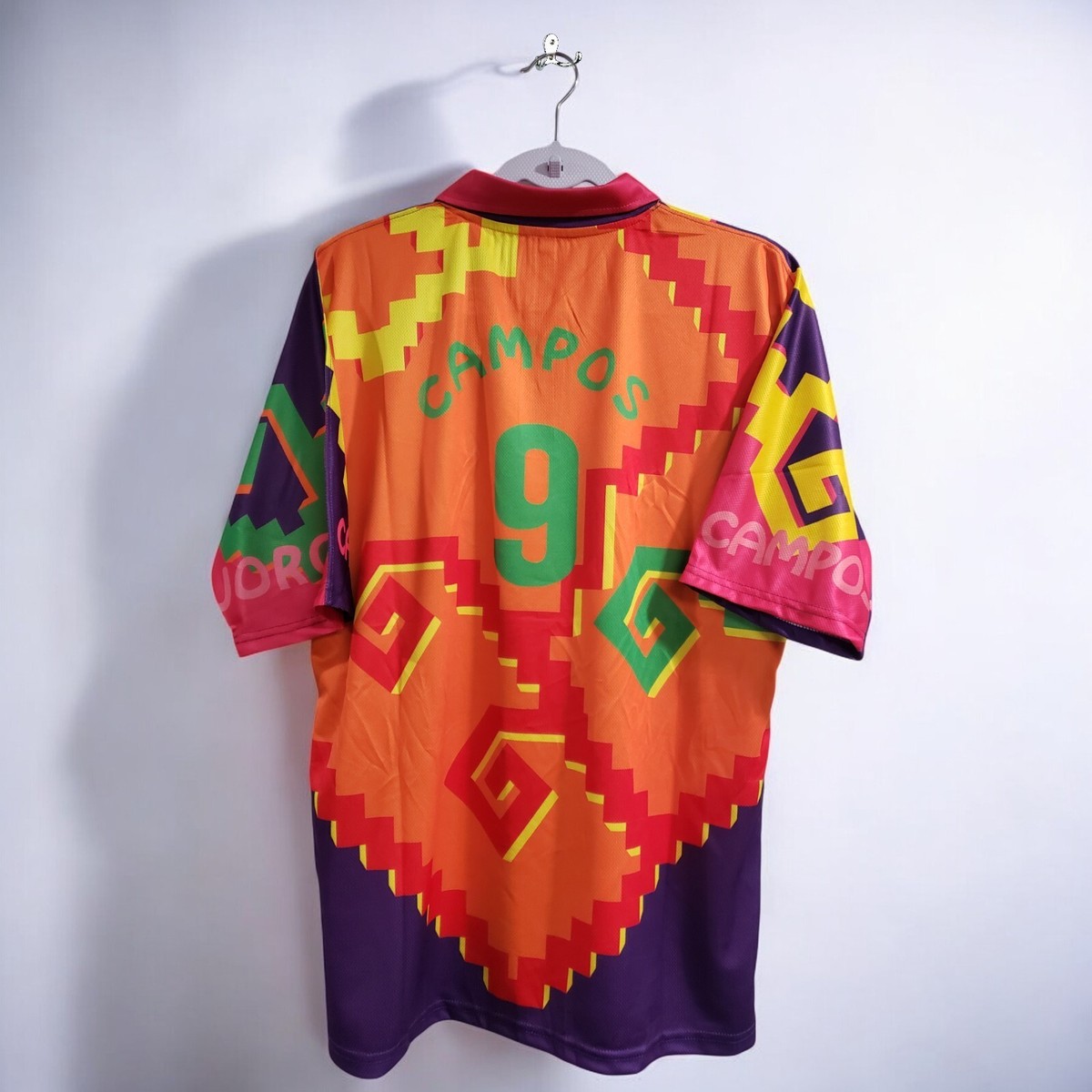 Jorge Campos # 9 - Multicolor - Jersey Retro Soccer - XL (USA