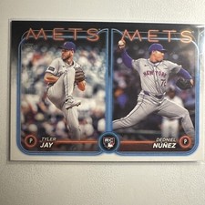 Tyler Jay & Dedniel Nuñez Topps Update Series Rookie Combos #US82