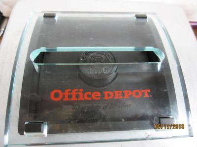 Post-it Pop Up Notes Note Dispenser 3x3 Classic Black Base Clear Top b133