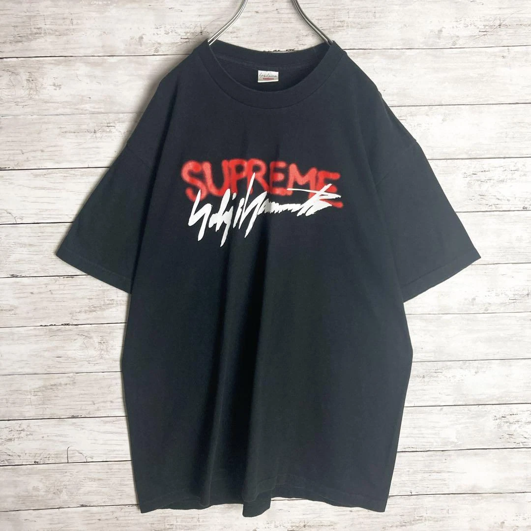 T shirts Supreme Yohji Yamamoto taille XL 42 coton noir longu cm manches courtes