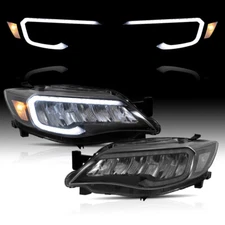 VLAND LED Headlights For 2008-2014 Subaru Impreza WRX Front Lamps W/Sequential