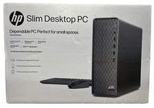 HP Slim S01-PF2033W (512GB SSD Intel Core i3-12100 3.7GHz 8GB RAM) Tower Desktop