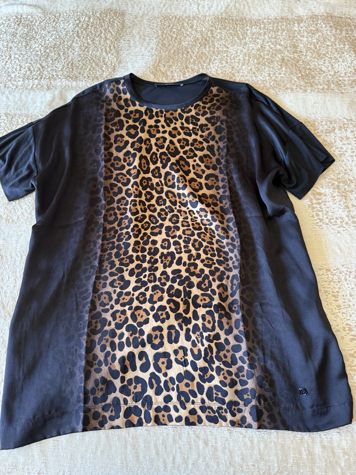 TUNIQUE FEMME AUTHENTIQUE GUCCI IMPRIMÉ LÉOPARD, TAILLE UNIQUE, FABRIQUÉE EN ITALIE