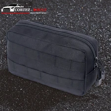 Tactical Molle Horizontal Admin Pouch Compact 1000D Utility EDC Tool Storage Bag