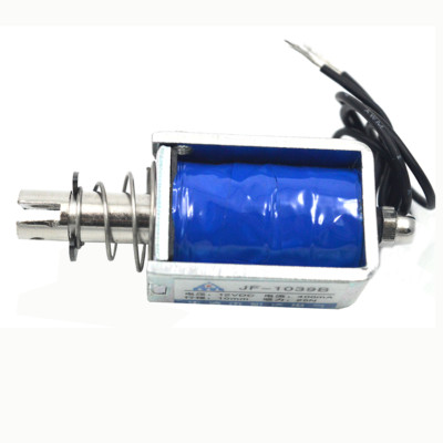 JF-1039B DC12V 400 mA 25N/10mm Pull Push Type Open Frame Solenoid