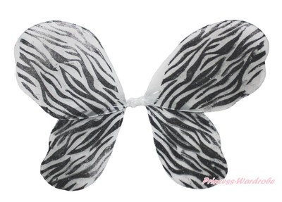 Halloween Party Zebra Butterfly Wing Kids Adult Unisex Costume
