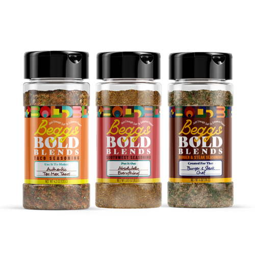 Beggs Bold Blends   Weekender Trio (low sodium)  GIFT SET  Spices - Afbeelding 1 van 3
