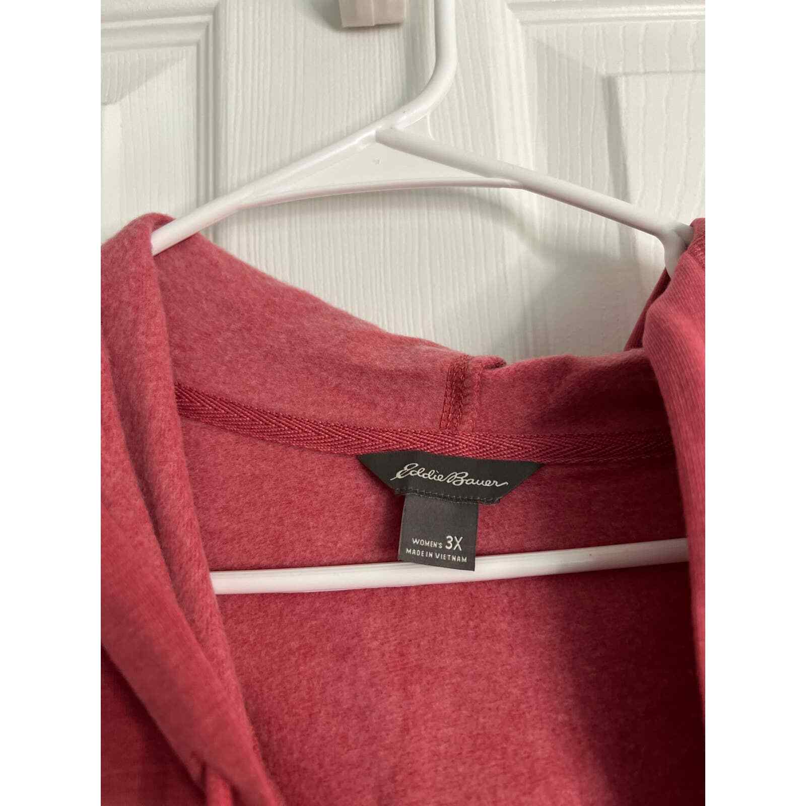 NWT Eddie Bauer WW Cozy Camp Full Zip Hoodie Pink Woman's Sz 3XL eBay