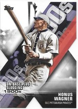2020 Topps Series 1 Baseball Decade of Dominance Die Cut Honus Wagner Pirates