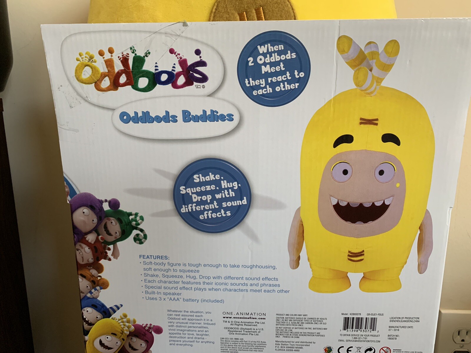 oddbods interactive toy