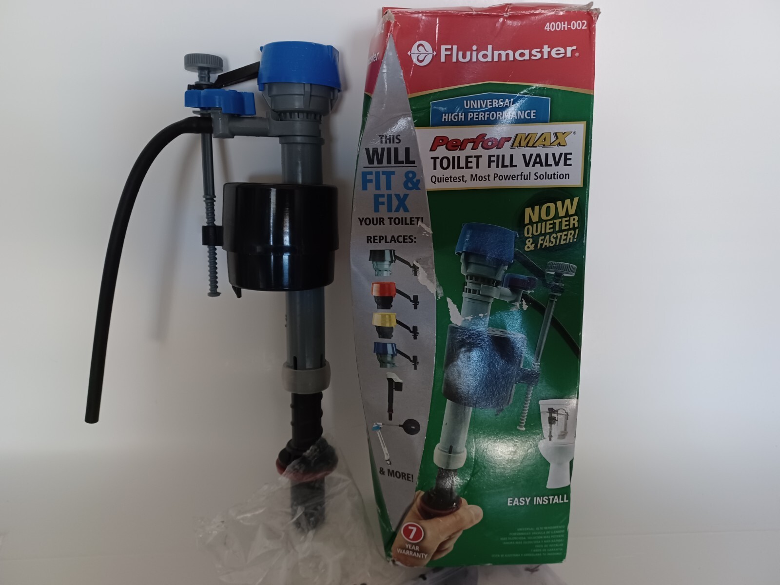 Fluidmaster 400H002 Performax Universal Toilet Fill Valve High
