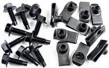 Buick Body Bolts U-nut Clips- 516-18 X 1 Long- 12 Hex- 20pcs 10ea- 410