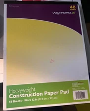 wexford heavyweight construction paper-Roselle Hands on scribble & rubbing pad