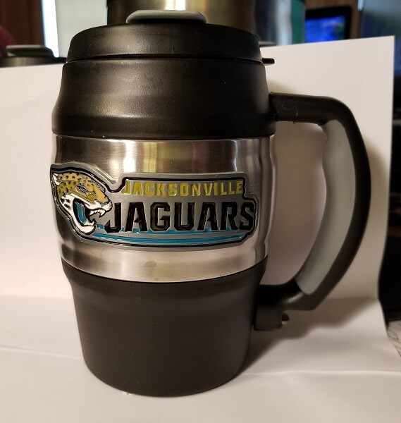 NFL Jacksonville Jaguars Heavy Duty Insulated Mug / Mini Keg / Coffee