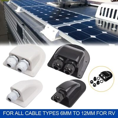 ACELECTRONIC Dachdurchführung 1-2 fach Solar modul Kabeldurchführung Wohnmobil Caravan Camper