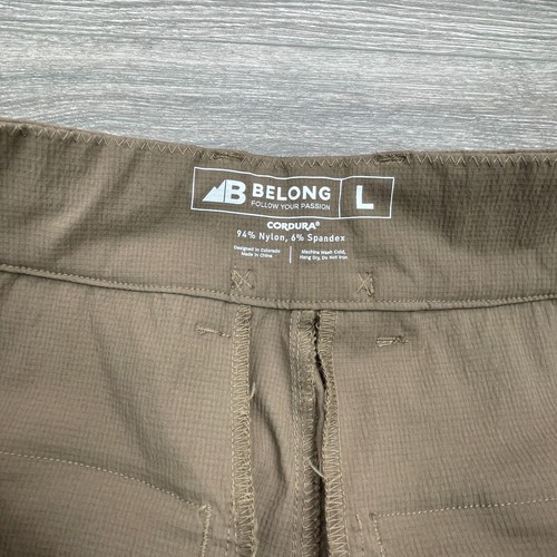 Belong Pants Mens Large Beige Traverse Tek Cordura Technical Ripstop Cinch Cord - Picture 4 of 15