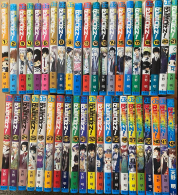Katekyo Hitman REBORN! Vol.1-42 Complete Comics Set Japanese Ver[Amano Akira]