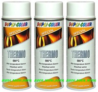 3X400Ml Hochtemperatur Hitzefest Hitzelack HitzebestäNder Thermolack Weiss Weiß