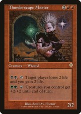 1x Thunderscape Master - LP - Invasion - SPARROW MAGIC mtg