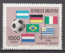 Argentinien Nr. 1502** Fu&szlig;ball Gold-Pokal