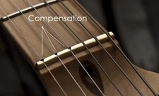 COMPENSATED BRASS NUT for Fender STRATOCASTER Guitar - 43mm - Replacement