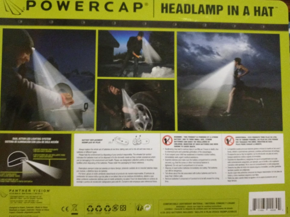 Realtree Edge Power Cap Headlamp in a Hat 2 Pack Camo/Black - Изображение 3 из 3