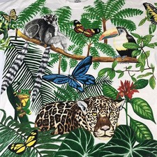 Vtg 1992 Wild Oats T Shirt XL Made in USA All Over Print Nature & Animals White