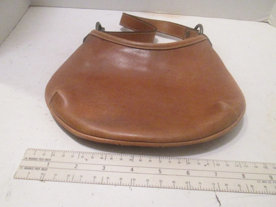 Cartera o bolso de mano pequeño vintage Fashion Express de cuero sintético 1 bolsillo con cremallera Foto 3 de 4