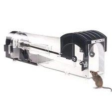 Rat Trap Cage for House Garden Patio, 32 cm Humane Mouse Trap Cage, Reusable En