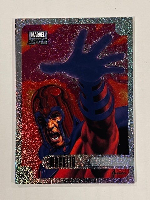 2016 Marvel Masterpieces Holofoil Base #10 MAGNETO😍NM/M or Better