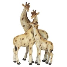 NEW RESIN GIRAFFE FAMILY ORNAMENT LOVELY GIFT FO_75330