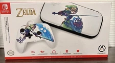 PowerA Enhanced Wired Controller and Slim Case for Nintendo Switch Master Sword