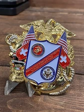 USMC MSG Marine Security Guard Detachment Geneva, Switzerland Challenge Coin