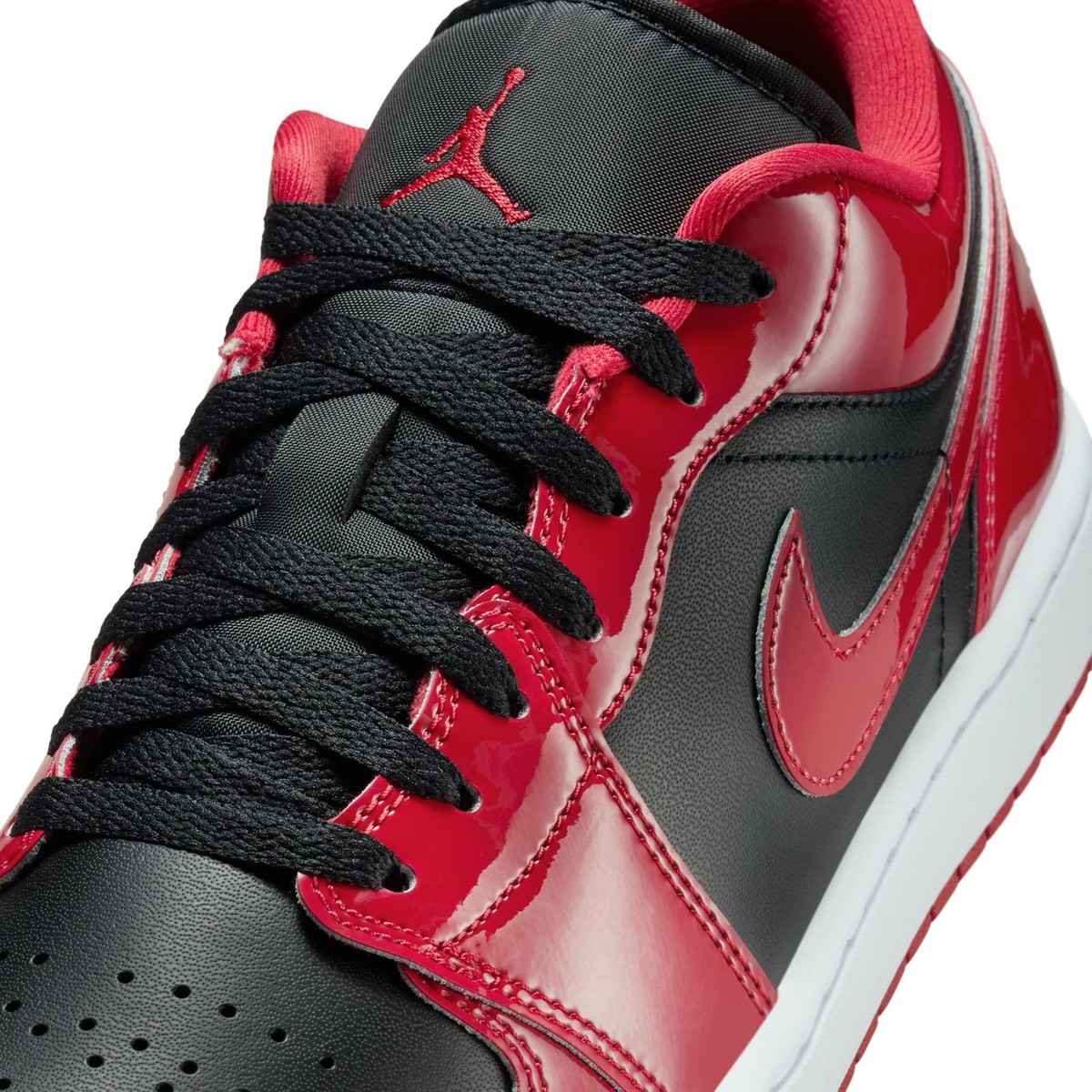 Nike Air Jordan 1 Low SE Shoes Black Varsity Red White HV4089-006
