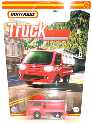 2021 MATCHBOX 1:64 MBX TRUCK SERIES 2/12 RED 2014 SUBARU SAMBAR TRUCK