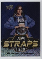 2024 Upper Deck Allure AEW Straps Black & Blue 22/35 Kris Statlander #S-17 17j3