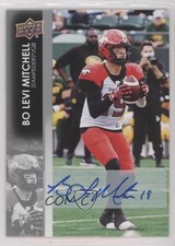 2022 Upper Deck CFL Auto Bo Levi Mitchell #95 Auto h8y