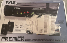 Pyle Pro PDWM3400 Premier Series UHF Wireless System 2 Lav and 2 Headset Mics