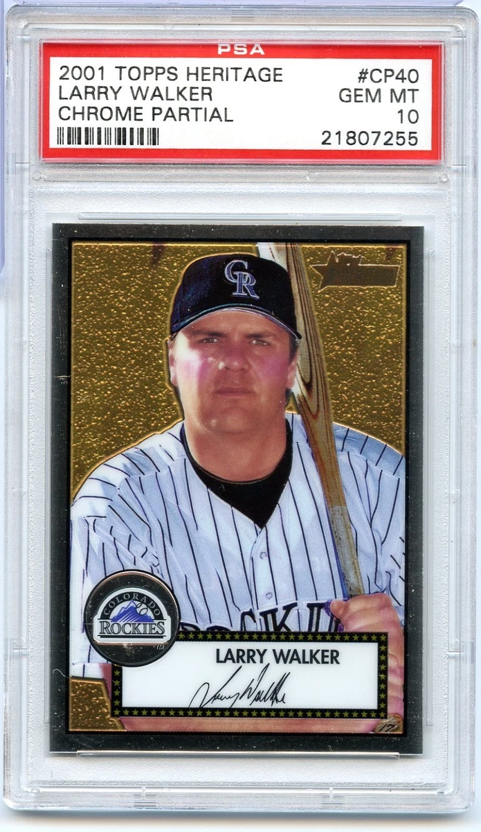 Larry Walker Baseball Serial Numbered Sports Trading Cards