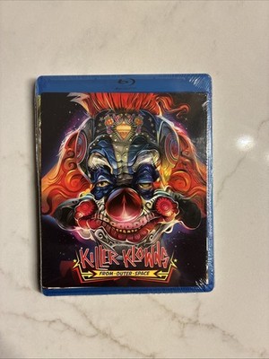 Killer Klowns from Outer Space (Blu-ray, Rare Faceplate Edition, 1988) BRAND NEW