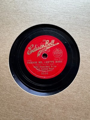78Rpm, Hot Dance, Eddie Gross-Bart Cafe Anglais Band 'Pardon Me Pretty Baby' EBW