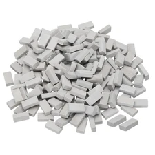 Miniature Bricks Clay Mini Wall Brick for Model Building Grey 200PCS Scale 1/16