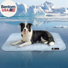 Premium Dog Cooling Mat Non-Slip Q-MAX 0.5 Self-Cooling Pad for Small Pet Cat In